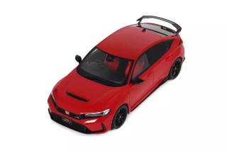 HONDA CIVIC TYPE R FL5 MUGEN RALLYE RED R513 2024 OttO mobile 1:18 Resinemodell (Türen, Motorhaube... nicht zu öffnen!)