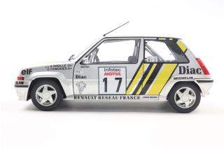 Renault 5 GT Turbo MK2 No 17 A Oreille Tour de Corse 1989  S1810005 Solido 1:18 Metallmodell