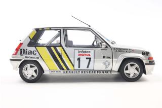 Renault 5 GT Turbo MK2 No 17 A Oreille Tour de Corse 1989  S1810005 Solido 1:18 Metallmodell