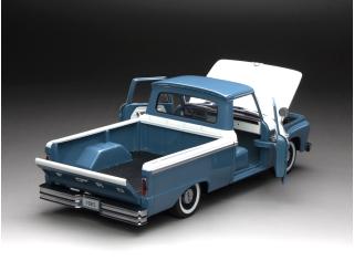 Ford F-100 1965 Custom Cab Pickup – Marlin Blue/White SunStar Metallmodell 1:18