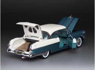 Pontiac Star Chief Hard Top 1955 – White Mist / Valley Green sun