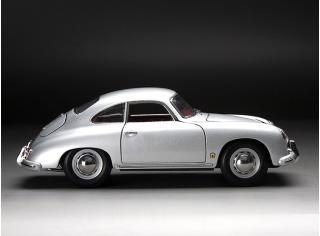 Porsche 356A 1957 1500 GS Carrera GT – Silver Metallic SunStar Metallmodell 1:18