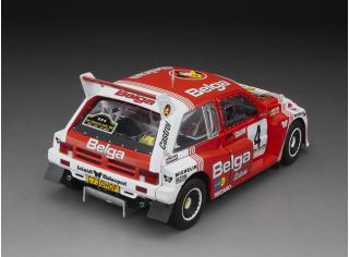 MG Metro 6R4 1986  #4 M.Duez / W.Lux - 2nd Lotto Bianchi Rally, red/white SunStar 5543 Metallmodell 1:18