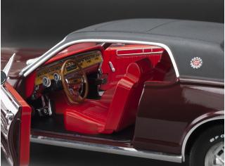 Mercury Cougar 1968 XR7G, black cherry SunStar Metallmodell 1:18