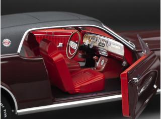 Mercury Cougar 1968 XR7G, black cherry SunStar Metallmodell 1:18