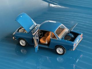 Lancia Fulvia Series 3 (1975) blue agnano interieur color: caramel Sondermodell Limitiert auf 1.000 Stück Norev 1:18 Metallmodell Türen, Motorhaube und Kofferraum zu öffnen!
