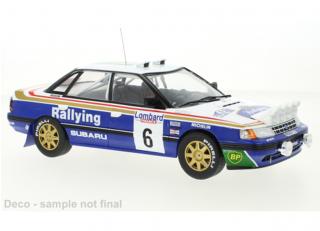 Subaru Legacy RS, No.6, Roth. Racing, RAC Rally, M.Alen/I.Kivimäki, 1991 IXO 1:18 Metallmodell (Türen/Hauben nicht zu öffnen!)