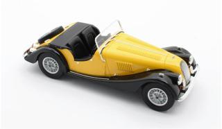 Morgan plus 8 yellow / black 1970 Cult Scale Models 1:18 Resinemodell (Türen, Motorhaube... nicht zu öffnen!)