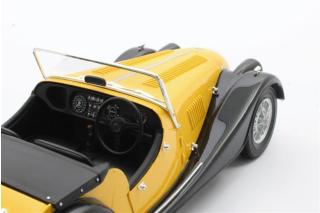 Morgan plus 8 yellow / black 1970 Cult Scale Models 1:18 Resinemodell (Türen, Motorhaube... nicht zu öffnen!)