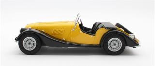 Morgan plus 8 yellow / black 1970 Cult Scale Models 1:18 Resinemodell (Türen, Motorhaube... nicht zu öffnen!)