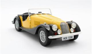 Morgan plus 8 yellow / black 1970 Cult Scale Models 1:18 Resinemodell (Türen, Motorhaube... nicht zu öffnen!)
