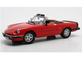 Alfa Romeo Spider III red `86-`89 Cult Scale Models 1:18 Resinemodell (Türen, Motorhaube... nicht zu öffnen!)