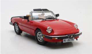 Alfa Romeo Spider III red `86-`89 Cult Scale Models 1:18 Resinemodell (Türen, Motorhaube... nicht zu öffnen!)