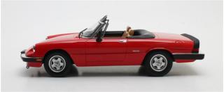 Alfa Romeo Spider III red `86-`89 Cult Scale Models 1:18 Resinemodell (Türen, Motorhaube... nicht zu öffnen!)