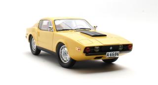 SAAB Sonnet III (1972) - yellow Cult Scale Models 1:18 Resinemodell (Türen, Motorhaube... nicht zu öffnen!)