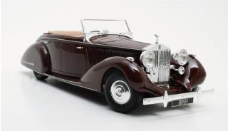 Rolls Royce 25-30 Gurney Nutting All Weather Tourer maroon 1937 Cult Scale Models 1:18 Resinemodell (Türen, Motorhaube... nicht zu öffnen!)