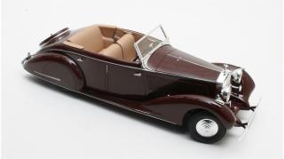 Rolls Royce 25-30 Gurney Nutting All Weather Tourer maroon 1937 Cult Scale Models 1:18 Resinemodell (Türen, Motorhaube... nicht zu öffnen!)