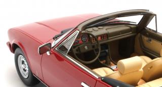 Peugeot 504 cabriolet 1983 red metallic Cult Scale Models 1:18 Resinemodell (Türen, Motorhaube... nicht zu öffnen!)