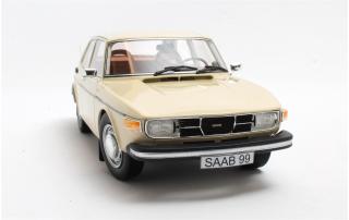 Saab 99 Combi orchid white 1975 Cult Scale Models 1:18 Resinemodell (Türen, Motorhaube... nicht zu öffnen!)
