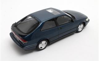 SAAB 900 SE Turbo 1994 blue metallic Cult Scale Models 1:18 Resinemodell (Türen, Motorhaube... nicht zu öffnen!)