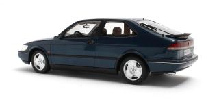 SAAB 900 SE Turbo 1994 blue metallic Cult Scale Models 1:18 Resinemodell (Türen, Motorhaube... nicht zu öffnen!)