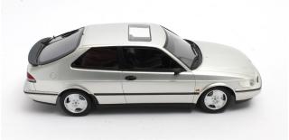 SAAB 900 SE Turbo 1994 silver Cult Scale Models 1:18 Resinemodell (Türen, Motorhaube... nicht zu öffnen!)
