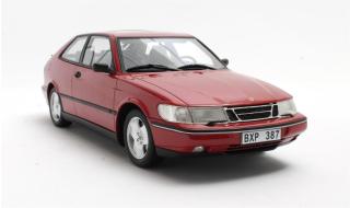 SAAB 900 SE Turbo 1994 red Cult Scale Models 1:18 Resinemodell (Türen, Motorhaube... nicht zu öffnen!)
