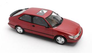 SAAB 900 SE Turbo 1994 red Cult Scale Models 1:18 Resinemodell (Türen, Motorhaube... nicht zu öffnen!)