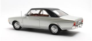 Ford Taunus P7B coupé silver metallic `69-`71 Cult Scale Models 1:18 Resinemodell (Türen, Motorhaube... nicht zu öffnen!) Abbildung Ähnlich! Modell hat keine Seitenfenster!