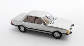 Ford Granada 2.8 Ghia Saloon silver metallic 1978 Cult Scale Models 1:18 Resinemodell (Türen, Motorhaube... nicht zu öffnen!)