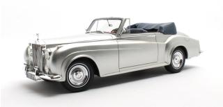 Rolls Royce  Silver Cloud DHC Shell grey 60-62 Cult Scale Models 1:18 Resinemodell (Türen, Motorhaube... nicht zu öffnen!)