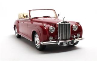 Rolls Royce Silver Cloud DHC Shell Red 60-62 Cult Scale Models 1:18 Resinemodell (Türen, Motorhaube... nicht zu öffnen!)