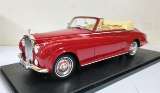 Rolls Royce Silver Cloud DHC Shell Red 60-62 Cult Scale Models 1:18 Resinemodell (Türen, Motorhaube... nicht zu öffnen!)