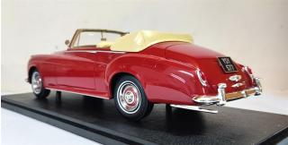 Rolls Royce Silver Cloud DHC Shell Red 60-62 Cult Scale Models 1:18 Resinemodell (Türen, Motorhaube... nicht zu öffnen!)