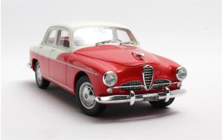 Alfa Romeo 1900 Super Berlina red/white 1958 Cult Scale Models 1:18 Resinemodell (Türen, Motorhaube... nicht zu öffnen!)