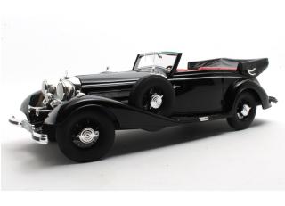 Mercedes-Benz 540K Cabriolet B black `36-`38 Cult Scale Models 1:18 Resinemodell (Türen, Motorhaube... nicht zu öffnen!)
