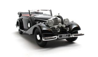 Mercedes-Benz 540K Cabriolet B black `36-`38 Cult Scale Models 1:18 Resinemodell (Türen, Motorhaube... nicht zu öffnen!)