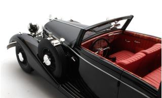 Mercedes-Benz 540K Cabriolet B black `36-`38 Cult Scale Models 1:18 Resinemodell (Türen, Motorhaube... nicht zu öffnen!)