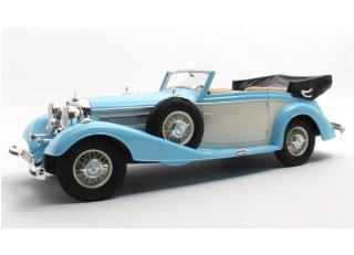 Mercedes-Benz 540K Cabriolet B blue/white `36-`38 Cult Scale Models 1:18 Resinemodell (Türen, Motorhaube... nicht zu öffnen!)