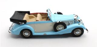 Mercedes-Benz 540K Cabriolet B blue/white `36-`38 Cult Scale Models 1:18 Resinemodell (Türen, Motorhaube... nicht zu öffnen!)
