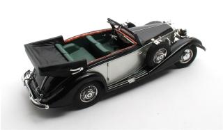 Mercedes-Benz 540K Cabriolet B black/silver `36-`38 Cult Scale Models 1:18 Resinemodell (Türen, Motorhaube... nicht zu öffnen!)