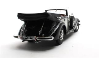 Mercedes-Benz 540K Cabriolet B black/silver `36-`38 Cult Scale Models 1:18 Resinemodell (Türen, Motorhaube... nicht zu öffnen!)