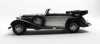 Mercedes-Benz 540K Cabriolet B black/silver `36-`38 Cult Scale Models 1:18 Resinemodell (Türen, Motorhaube... nicht zu öffnen!)