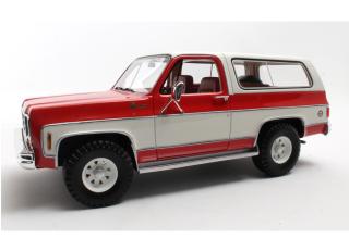 Chevrolet Blazer K5 red/white 73-78 Cult Scale Models 1:18 Resinemodell (Türen, Motorhaube... nicht zu öffnen!)