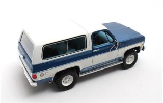 Chevrolet Blazer K5 blue/white 73-78 Cult Scale Models 1:18 Resinemodell (Türen, Motorhaube... nicht zu öffnen!)