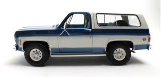 Chevrolet Blazer K5 blue/white 73-78 Cult Scale Models 1:18 Resinemodell (Türen, Motorhaube... nicht zu öffnen!)