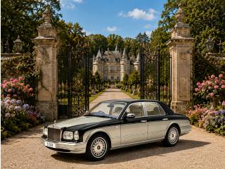 Rolls Royce Silver seraph black/silver 1998 Cult Scale Models 1:18 Resinemodell (Türen, Motorhaube... nicht zu öffnen!)