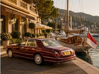 Rolls Royce Silver seraph sunset red 1998 Cult Scale Models 1:18 Resinemodell (Türen, Motorhaube... nicht zu öffnen!)