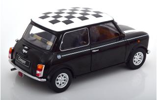 Mini Cooper LHD schwarz/weiß Chequered Flag  KK-Scale 1:12