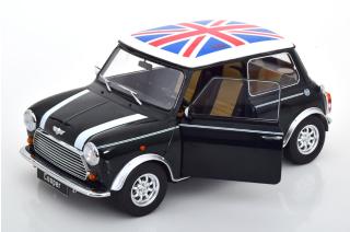 Mini Cooper LHD dunkelgrün-metallic/weiß Union Jack KK-Scale 1:12